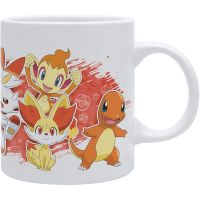 taza pokemon fire starters white ceramica 320 ml