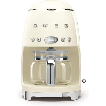 Cafetera de Goteo SMEG 50'STYLE Color Crema/Negro/Verde/Rojo/Blanco/Azul Marino/Azul