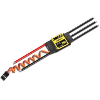 HTIRC Serie Hornet 20A 2-4S ESC Brushless con 5V/2A BEC para Modelos de Aviones RC