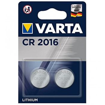 Varta Pack 2 Pilas Botón CR2016 3V
