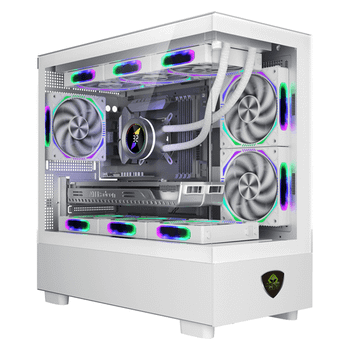 KEEP OUT XC-301W GLASS RGB Blanco