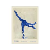 poster bleu sin marco  - 70 x 100 cm