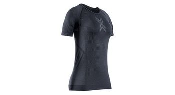 X bionic xceed run maillot de manga corta negro gris mujer