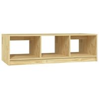 mesa de centro 50x110x34 cm madera - marron