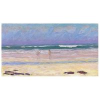 legendarte - cuadro lienzo impresion digital - plage - pierre bonnard - decoracion pared cm 50x90