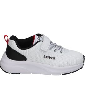 Zapatillas Para Niño Levi's Kids Hudson Mini Blanco Y Negro 29