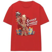 marvel camiseta seasons grootings para mujer