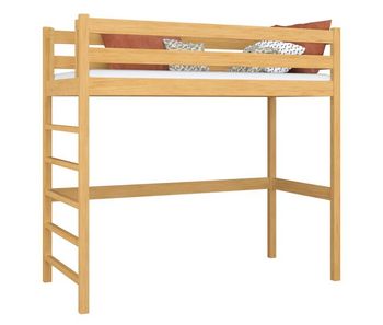 Cama alta de madera n01 pino natural
