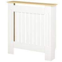 cubierta del radiador 78x19x83 cm blanco