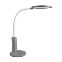 flexo verne 7w 5000k grisblanco 590lm inalambrico tactil regintensidad orient 33x14x14 cm