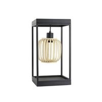 lampara de mesa zita - negro