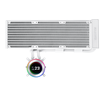 Lian Li GA II Hydroshift II LCD C 360N Procesador Sistema de refrigeraci n l quida todo en uno Blanco