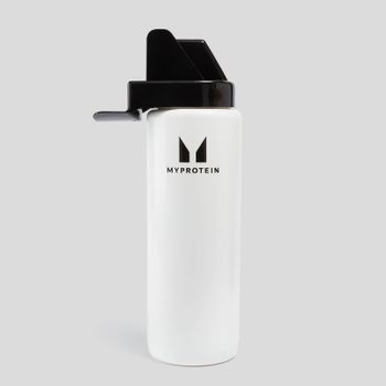 Botella de agua híbrida de Myprotein - Transparente/negro