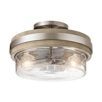 Semiplafón de techo grand bank (2 luces)