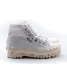 de SUPERGA BOTAS SUPERGA 2341 ALPINA S111TCWA8I DE LONA BLANCAS CON SUELA DE GOMA