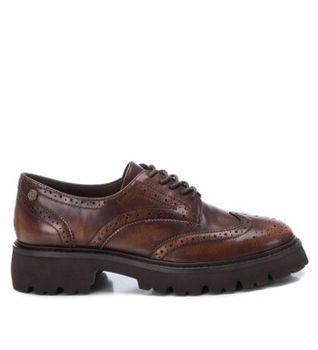 Carmela para mujer. 16195302-MARRON Mocasines de piel 161953 marrón (41), Plano, Ninguno, Casual