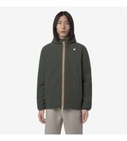 k-way para hombre k6128vw chaqueta warm reversible verde xxl casual nylon