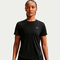 nike tempo  camiseta de running mujeres - negro plateado