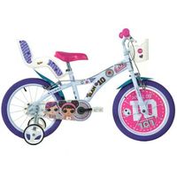 bicicleta de ninos lol morada 16 dino bikes