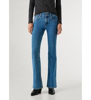 pepe jeans para mujer pl20487753sa jeans flare venus azul 2834 casual algodon denim