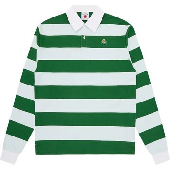 Ice Cream Tops y Camisetas Cones Bones Rugby Shirt Blue Green Stripe para mujer