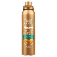 garnier ambre solaire natural bronzer self tan mist for body medium