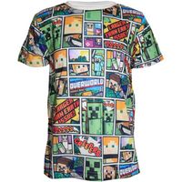 minecraft camiseta overworld para nino