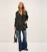 bash para mujer 1h25vest cardigan vesta gris oscuro 38 casual lana