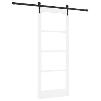 Puerta Corredera Y Negro 83 X 202 Cm Vidaxl