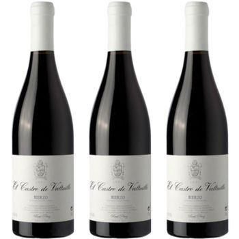 El Castro De Valtuille, Vino Tinto Con Crianza Elaborado Con Menc 75 Cl 13,5 % Pack 3 Botellas