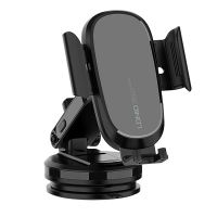 soporte de pinza para telefono movil ldnio mv21 15w cargador inalambrico para automovil base retractil para soporte de p
