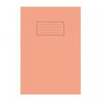Silvine A4 Exercise Book 5mm Square Orange PK10