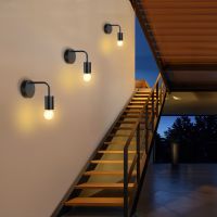 aigostar lampara de pared industrial retro sin bombilla de interior lampara de agua steampunk de metal retro decoracion de estilo rural adecuada para bares familiares cafes y hoteles negro