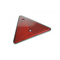 trailer rear reflective triangle with red safety reflector
