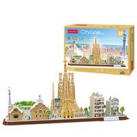 puzzle 3d barcelona cityline  puzzle 3d ninos  maquetas para montar