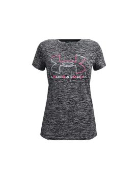 Camiseta Under Armour Tech BL Twist SS Niña Gris