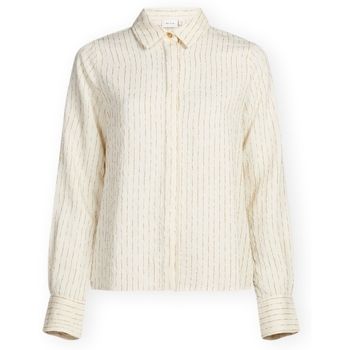 Vila Camisa Addie Shirt - Birch/Tapenade para mujer