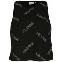 fila blusa janay aop cropped tank top black 683305 para mujer