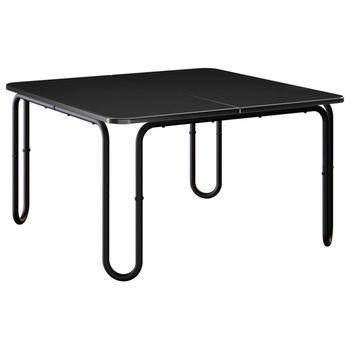 Mesa De Centro Negro 100 X 100 X 45 Cm Madera De Ingeniería Vidaxl
