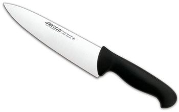 Cuchillo cocinero de acero inoxidable nitrum de 200 mm mango negro