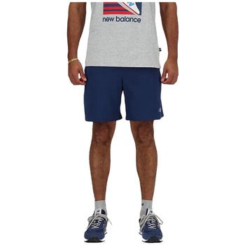 New Balance Short Shorts ms41232-nny en polyester recyclé para hombre