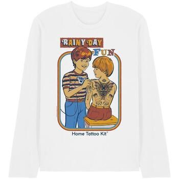 Steven Rhodes Camiseta manga larga Rainy Day Fun para mujer