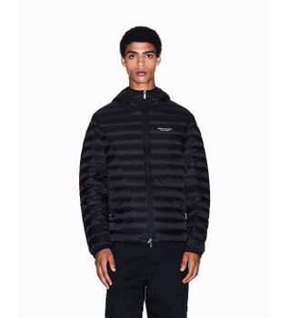 A|X Armani Exchange para hombre. XM001577AF16927UC001 Chaqueta Down negro (XL), Casual, Poliamida