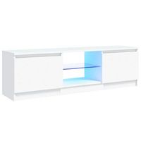 mueble tv  mueble de salon  mesa de tv con luces led blanco 120x30x355 cm