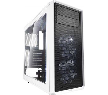 Focus G ATX Mid-Tower PC Case - White, White