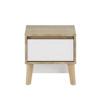mesita de noche 1 cajon larvik - fabricacion francesa