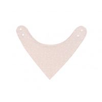 babero de muselina confetti rosa