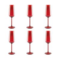 copas de an rojas - lote de 6