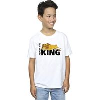 disney tops y camisetas the lion king daddy is king para nino