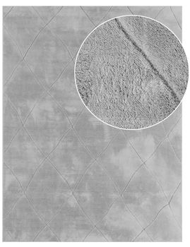 Alfombra lavable Utah gris  120x160 cm